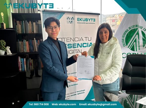 Representantes de CORLAD Junín y EKUBYTE